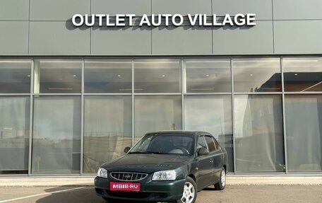 Hyundai Accent II, 2007 год, 399 000 рублей, 1 фотография