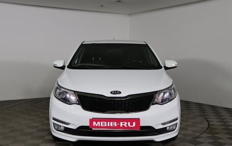 KIA Rio III рестайлинг, 2016 год, 999 990 рублей, 2 фотография