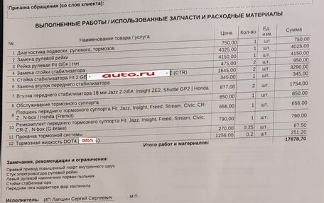 Honda Fit III, 2011 год, 1 000 000 рублей, 34 фотография