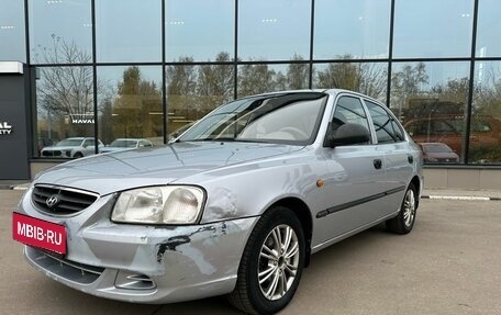 Hyundai Accent II, 2007 год, 449 000 рублей, 1 фотография