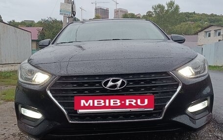 Hyundai Solaris II рестайлинг, 2018 год, 1 405 000 рублей, 3 фотография