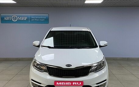 KIA Rio III рестайлинг, 2016 год, 963 000 рублей, 2 фотография