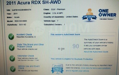 Acura RDX III, 2011 год, 1 550 000 рублей, 28 фотография
