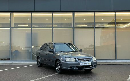 Hyundai Accent II, 2006 год, 319 000 рублей, 2 фотография