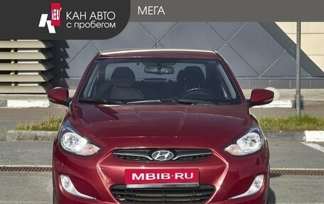 Hyundai Solaris II рестайлинг, 2012 год, 855 000 рублей, 3 фотография