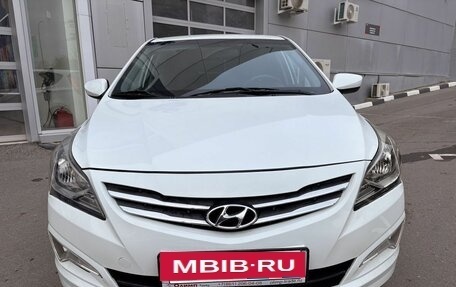 Hyundai Solaris II рестайлинг, 2014 год, 849 000 рублей, 9 фотография