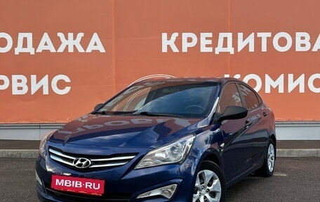 Hyundai Solaris II рестайлинг, 2015 год, 1 159 000 рублей, 1 фотография