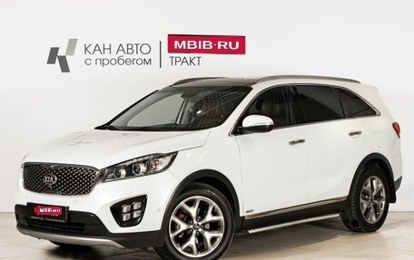 KIA Sorento III Prime рестайлинг, 2017 год, 2 665 600 рублей, 1 фотография
