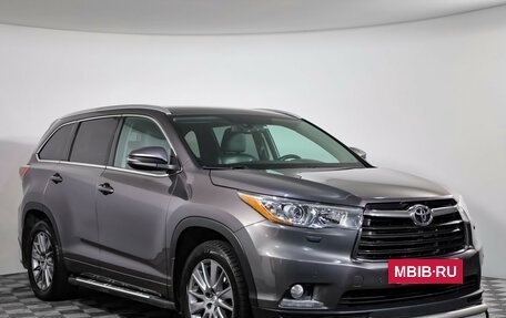 Toyota Highlander III, 2014 год, 3 199 000 рублей, 3 фотография