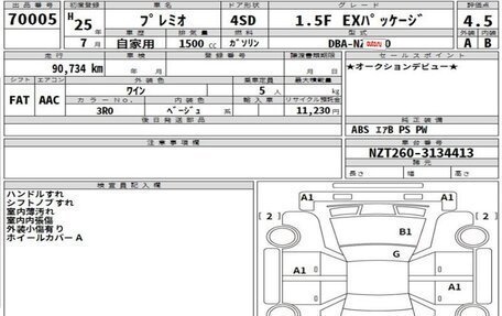 Toyota Premio, 2013 год, 1 550 000 рублей, 38 фотография