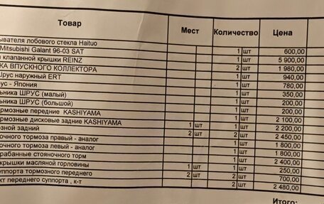 Mitsubishi Galant VIII, 2000 год, 195 000 рублей, 14 фотография