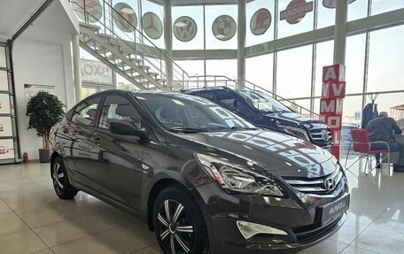 Hyundai Solaris II рестайлинг, 2015 год, 1 235 000 рублей, 4 фотография