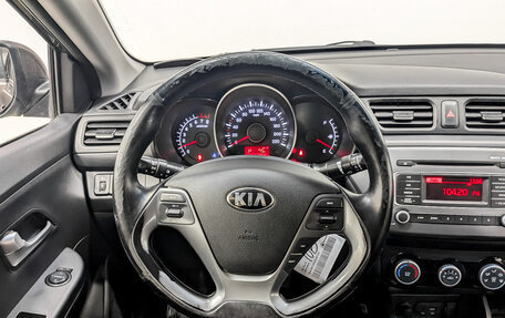 KIA Rio III рестайлинг, 2016 год, 1 075 000 рублей, 21 фотография