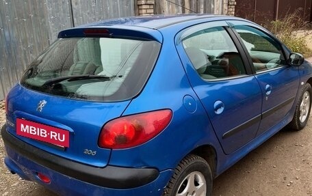 Peugeot 206, 2004 год, 290 000 рублей, 7 фотография