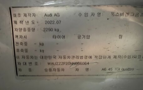 Audi A6, 2022 год, 4 950 000 рублей, 5 фотография