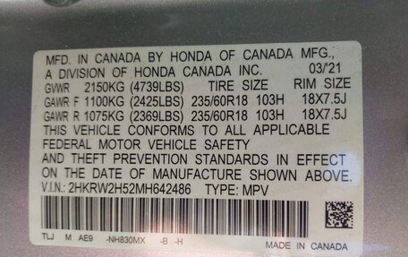 Honda CR-V IV, 2021 год, 2 700 000 рублей, 12 фотография