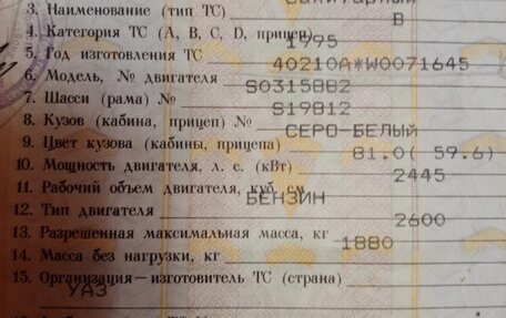 ЛуАЗ 3151, 1996 год, 255 555 рублей, 2 фотография