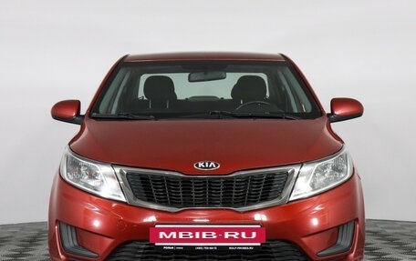 KIA Rio III рестайлинг, 2014 год, 939 000 рублей, 2 фотография