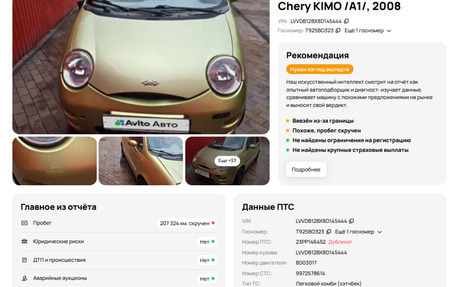 Chery Sweet (QQ), 2008 год, 198 700 рублей, 21 фотография