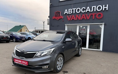 KIA Rio III рестайлинг, 2016 год, 955 000 рублей, 1 фотография