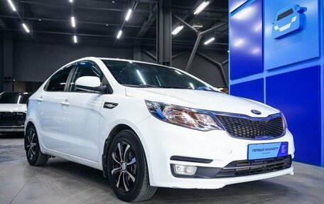 KIA Rio III рестайлинг, 2016 год, 1 186 000 рублей, 25 фотография