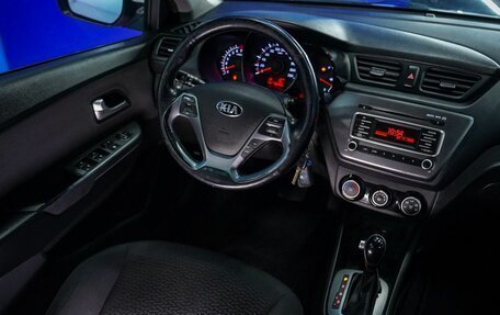 KIA Rio III рестайлинг, 2016 год, 1 186 000 рублей, 34 фотография