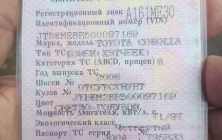 Toyota Corolla, 2006 год, 530 000 рублей, 11 фотография