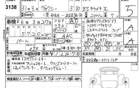 Toyota Voxy III, 2019 год, 2 500 000 рублей, 12 фотография