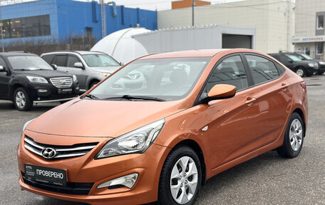 Hyundai Solaris II рестайлинг, 2014 год, 1 090 000 рублей, 1 фотография