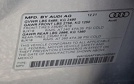 Audi Q5, 2022 год, 4 820 000 рублей, 22 фотография