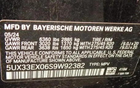 BMW X6, 2025 год, 9 375 000 рублей, 15 фотография