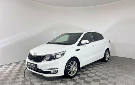 KIA Rio III рестайлинг, 2017 год, 966 000 рублей, 1 фотография