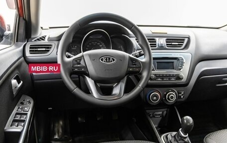 KIA Rio III рестайлинг, 2012 год, 858 000 рублей, 15 фотография