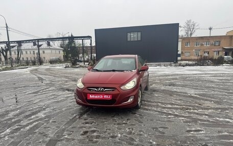 Hyundai Solaris II рестайлинг, 2011 год, 495 000 рублей, 1 фотография