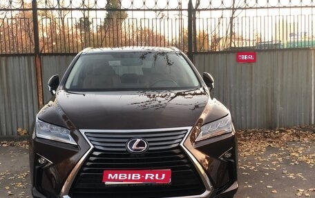 Lexus RX IV рестайлинг, 2016 год, 3 890 000 рублей, 1 фотография