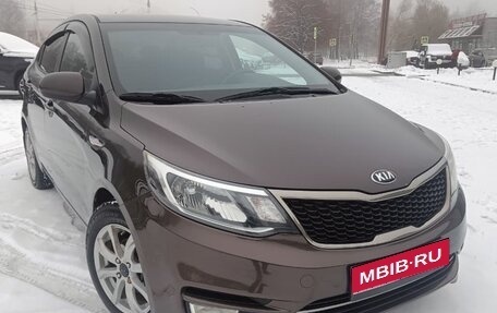 KIA Rio III рестайлинг, 2016 год, 1 045 000 рублей, 1 фотография