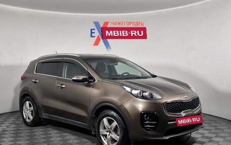 KIA Sportage IV рестайлинг, 2016 год, 1 629 000 рублей, 2 фотография