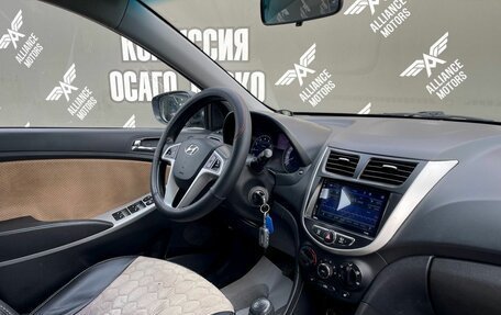 Hyundai Solaris II рестайлинг, 2013 год, 895 000 рублей, 24 фотография