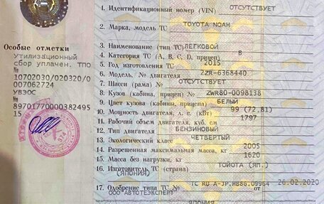 Toyota Noah III, 2015 год, 2 150 000 рублей, 21 фотография