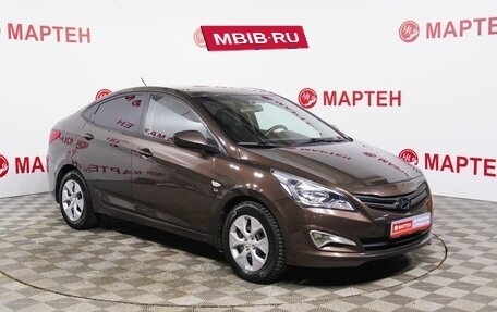 Hyundai Solaris II рестайлинг, 2015 год, 908 000 рублей, 3 фотография