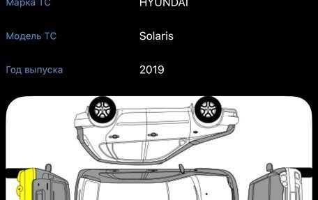 Hyundai Solaris II рестайлинг, 2019 год, 1 249 000 рублей, 10 фотография