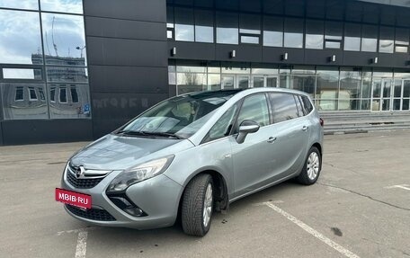 Opel Zafira C рестайлинг, 2012 год, 1 100 000 рублей, 24 фотография