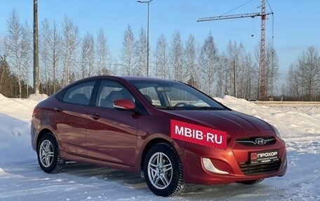 Hyundai Solaris II рестайлинг, 2012 год, 777 000 рублей, 21 фотография