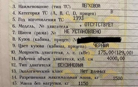 Jeep Wrangler, 1993 год, 550 000 рублей, 8 фотография