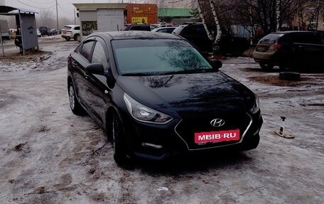 Hyundai Solaris II рестайлинг, 2017 год, 1 100 000 рублей, 19 фотография