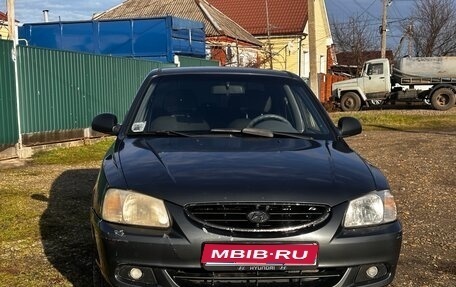 Hyundai Accent II, 2008 год, 450 000 рублей, 1 фотография