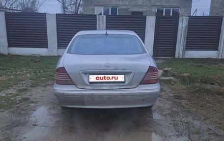 Mercedes-Benz S-Класс, 2001 год, 599 000 рублей, 3 фотография