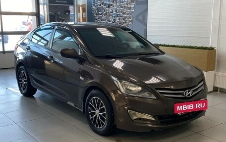 Hyundai Solaris II рестайлинг, 2014 год, 580 000 рублей, 3 фотография