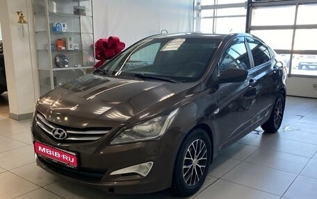 Hyundai Solaris II рестайлинг, 2014 год, 580 000 рублей, 1 фотография