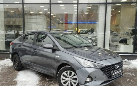 Hyundai Solaris II рестайлинг, 2021 год, 1 290 000 рублей, 3 фотография